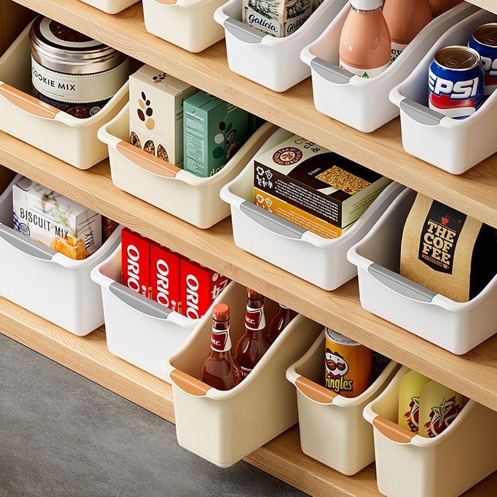 With Bottom Pulley Storage Box Drawer Style Miscellaneous Sorting Basket  Home Kitchen Office