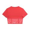 Adidas X Ivy Park Collaboration Tight Round Neck Solid Color Short Sleeve Sports Bra Women Sports Bra Pink GT8982
