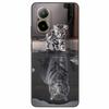 For Realme C67 4G Case Animals Painted Black TPU Silicone Soft Bumpers for RealmeC67 4G C 67 RMX3890 Phone Covers Wolf Cool Bags