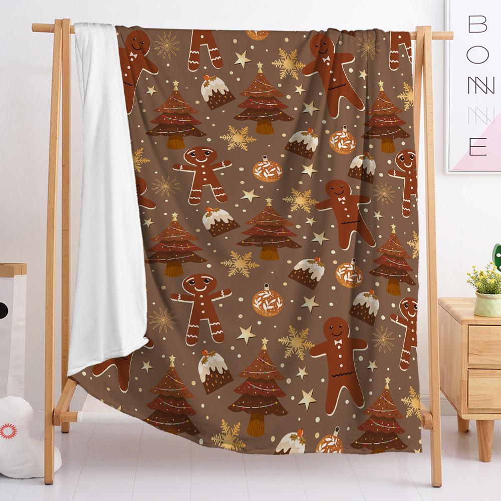 3D Digital Printed Christmas Blanket Flannel Blanket Fur Blanket Spring And Autumn