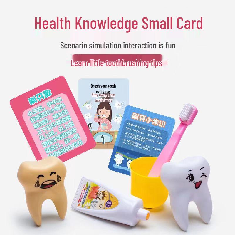 Kids' Doctor Nurse Playset: Stethoscope, Syringe, Toothbrush for Parent-Child Interaction & Learning
