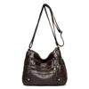 Luxury Waterproof PU Leather Shoulder Bag for Women Designer Crossbody Messenger Bag New Female Handbag