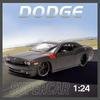 1/24 2008 Dodge Challenger Legering Miniatyrbil Støpt Metall Skalamodell Statisk Samling Leketøykjøretøy for Barn Gave