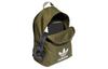 Adidas Originals Recycled Polyester Plain Weave Fabric Backpack Regular Unisex Focus Olive IS4361