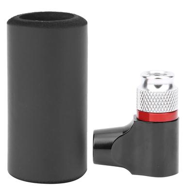 Bisiklet Lastiği Taşınabilir Manuel Mini CO2 Şişirici Bisiklet Lastiği Pompası Sünger Kılıflı FareSiyah