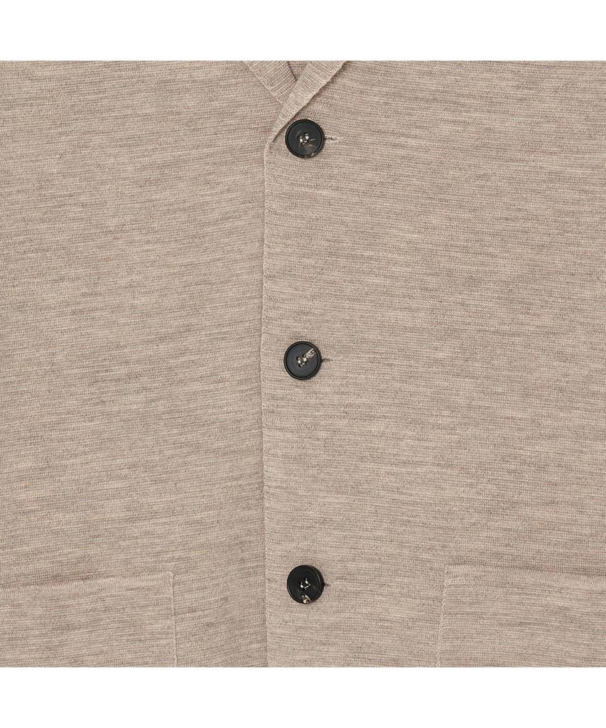 IOLO Merino Wool Milano Knit Blazer_Beige
