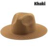 Big Head Size 60CM Straw Panaman Hat Foldable Woven Sun Hat  Men Plus Size Jazz Cap Women Beach Sun Protection Sun Shading Hat