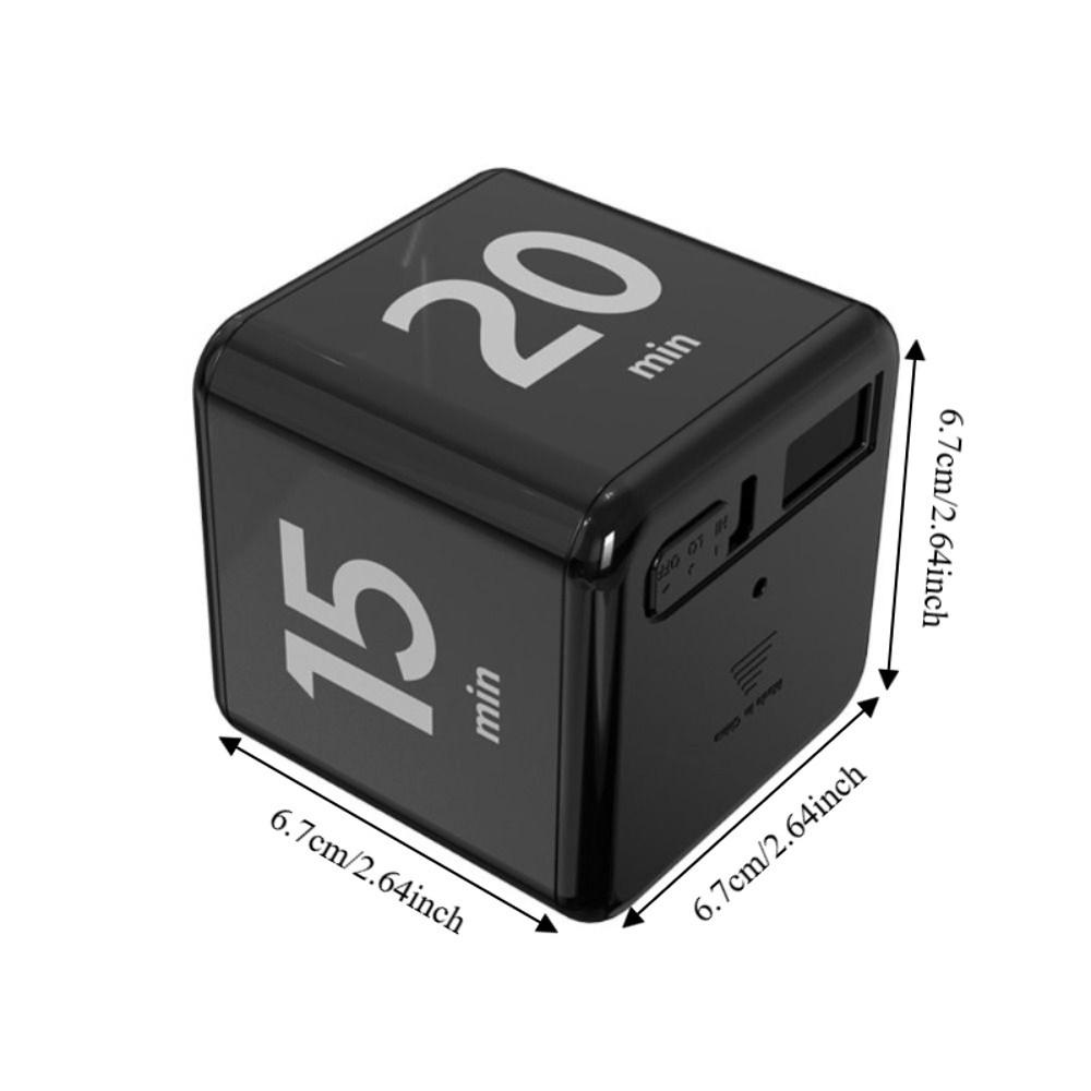 15/20/30/60 min Cube Timer Time Management Reminder Timer Durable Kitchen Timer Exam Preparation