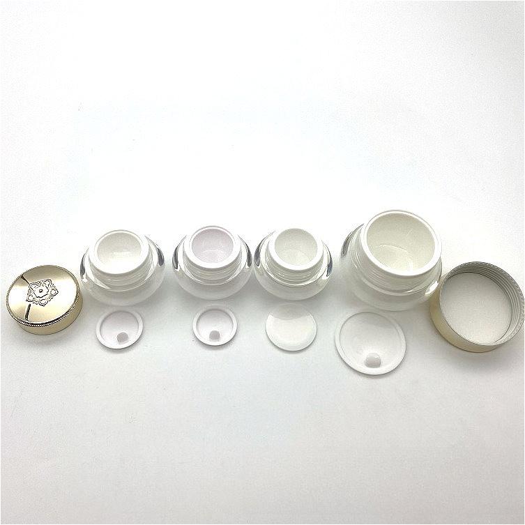 Acrylic Crown Lid Cream Jar 5g 8g 10g 20g 30g 40g, Empty Cosmetic Container for Luxury Face Cream & Eye Cream