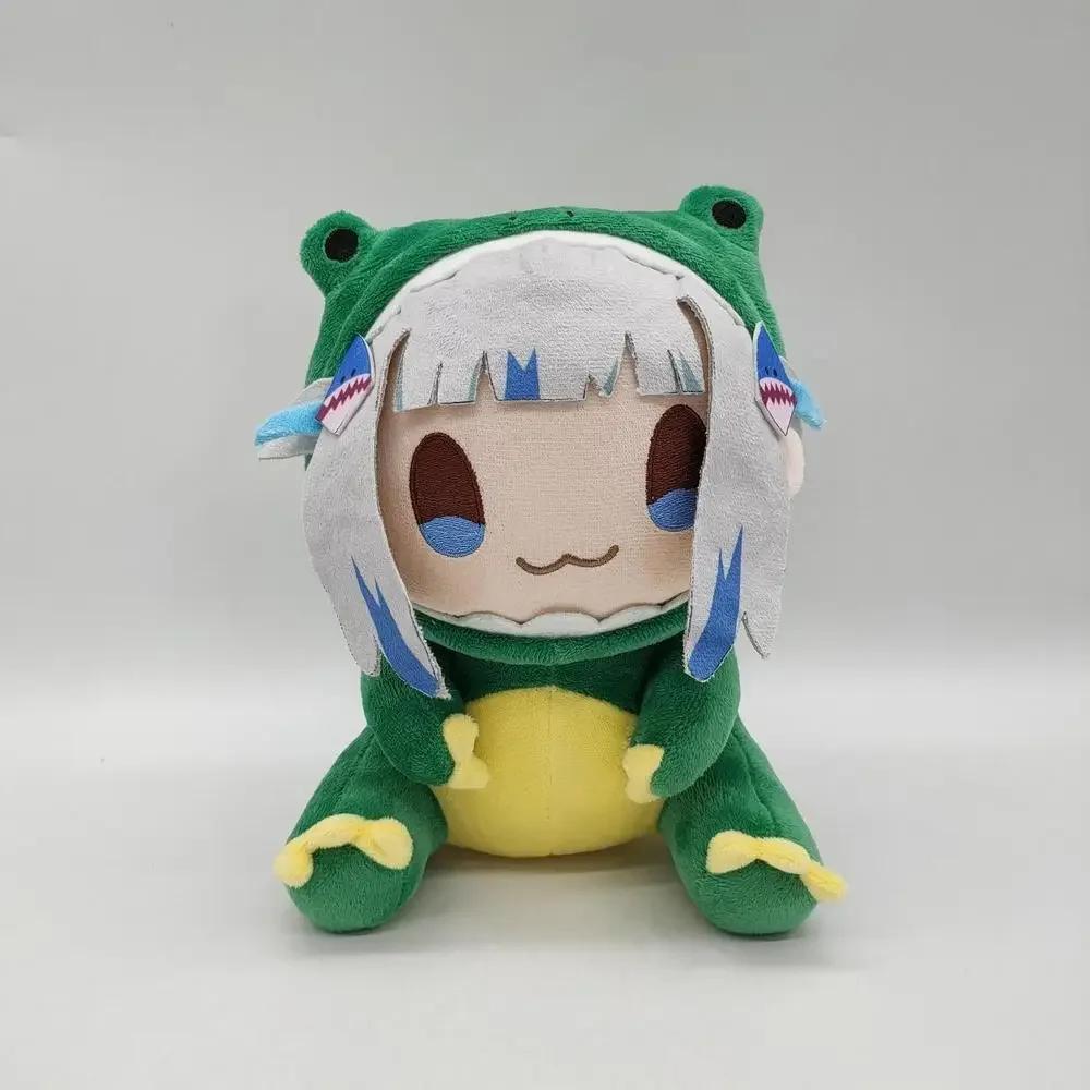 Hololive Dino Gura Plush Toy Gawr Shark Stuffed Dolls Baby Animals Virtual YouTuber Plushies Figure Pillow Kid Christmas Gifts