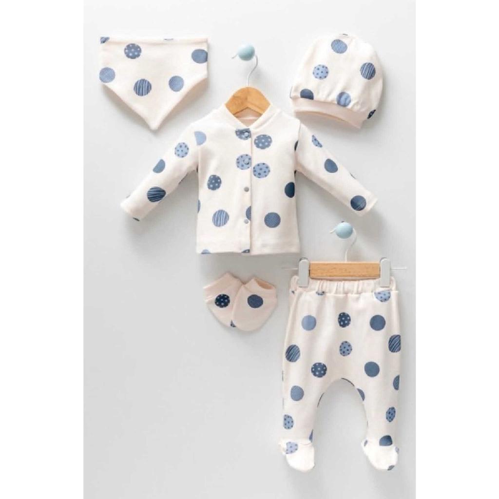 Set de 5 piese Cremă pentru nou-născuți pentru fetiță