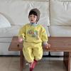 Boys' winter thickened suit New children's clothing baby winter clothing children's autumn and winter velvet sports suit