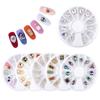 Nail Turntable Five Color Special-Shaped Seven Color Glass Drill Nail Ornament Nail Sticker Nail Art Decoration