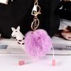 Wool Balls Lamb Keys Chain Backpack Pendant for Birthday Christmas Party Gift