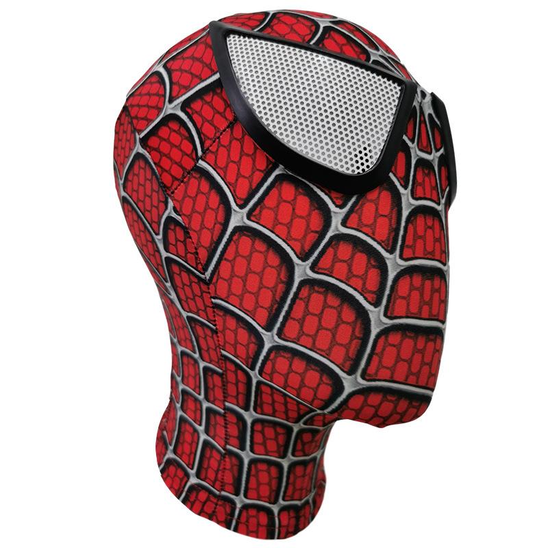 Erwachsenenmaske Spinnenkopfbedeckung Lustige Gesichtsmaske TikTok Live-Stream Requisite Albernes Kostüm Avengers Stil Party Cosplay Kapuze
