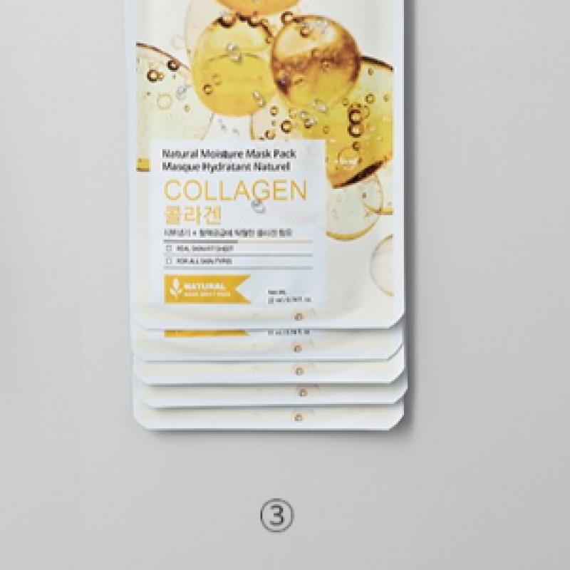 Eunyul Natural Mask Pack 15 Sheets  Aloe 5 Sheets+collagen 5 Sheets+hyaluron 5 Sheets   460 Won Per Sheet 