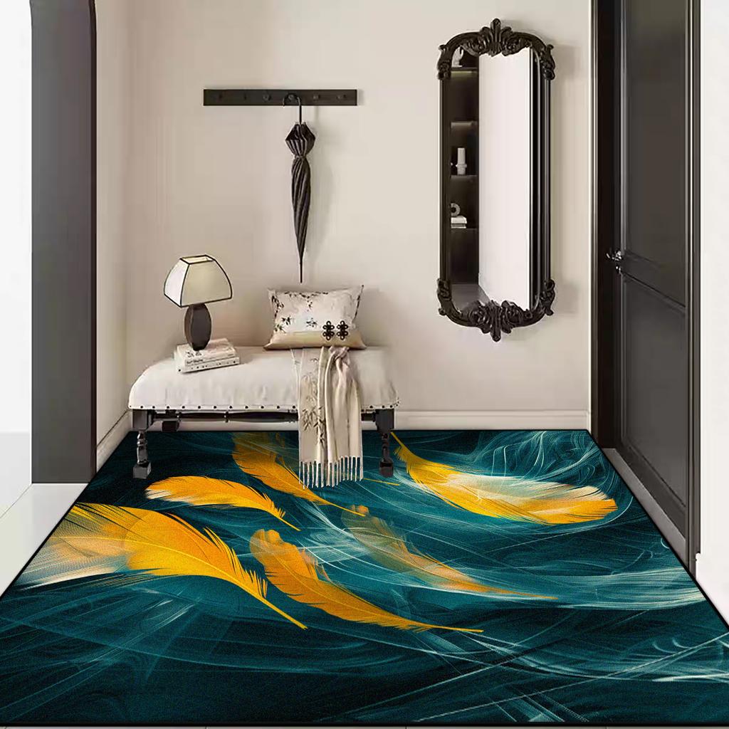 Modern Abstract Style Non-slip Decoration Home Live Room Rug 3D Soft Coffee Tables Mat Big Size Easy Cleaning Bedroom Carpet