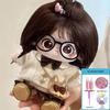 20cm Girl Doll Dress-Up Set - Cotton Outfits & Accessories for Female Friend Gift