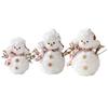 Christmas Snowman Decorations Party Supplie Lovely Plush Snowman Ornaments For Home Party Indoor Garden Outdoor Use