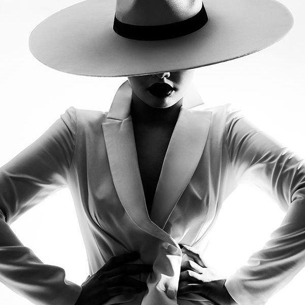 Леди Черно Белое Фото