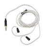 3.5mm Upgraded Earphone Cable 4 Core Silver Plated Copper Wire Gold Plated Plug Replacement Cable