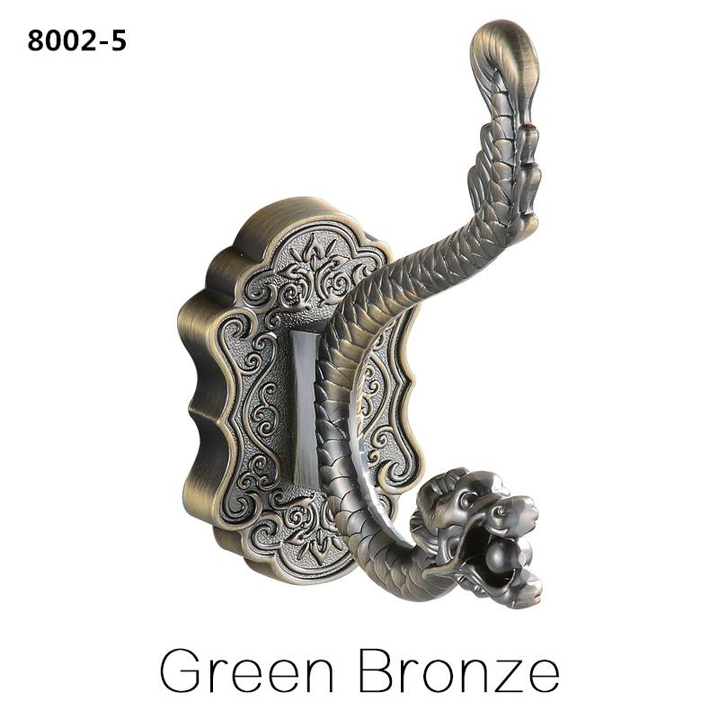 Robe Hooks Wall Mounted Vintage Hook Single Screw Towel Hook Holder Bathroom Accessories Bathroom Clothes Hook 8801
