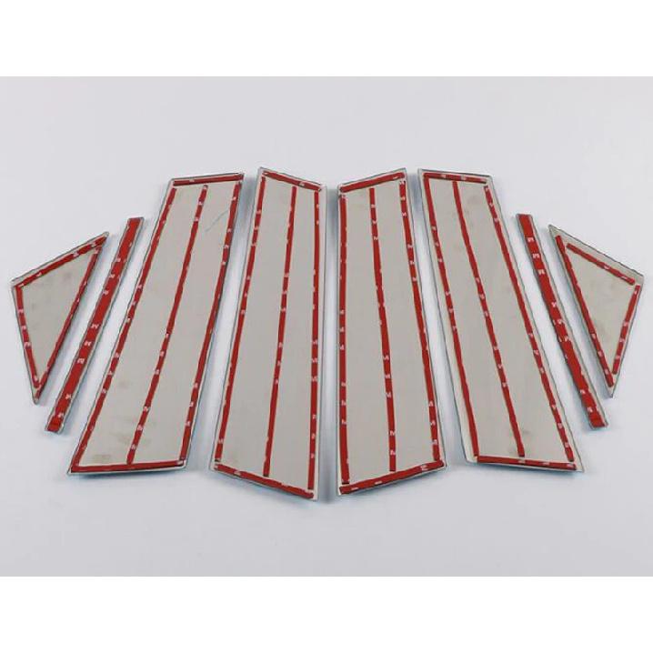 Car Accessories Stainless Steel Window Pillar Post Cover Trim For Mazda 3 Axela Sedan BP