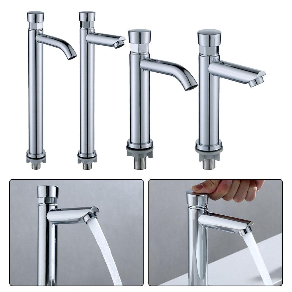Rubinetto per Lavabo del Bagno Rubinetto in Acciaio Inossidabile Rubinetto per Lavabo a Pressione Tocco
