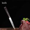 Kitchen Knife 5-inch Colored Wood Handle Damascus Pattern Chef's Knife High Appearance Level Paring Knife Household Knife