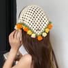 Floral Triangle Turban Hair Band Women Hair Scarf Vintage Knitted Headband  Children