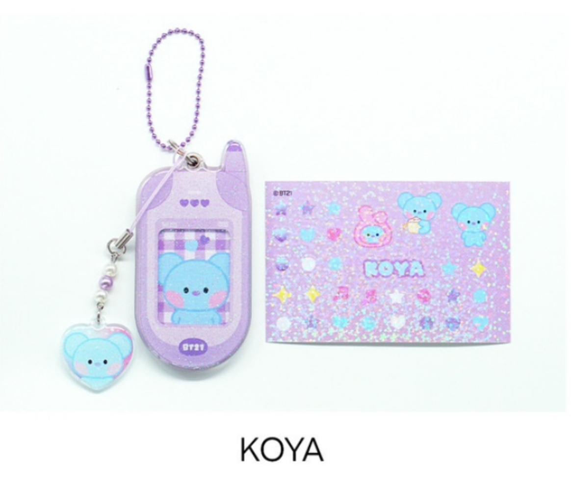 Брелок для телефона в стиле ретро BT21 Minini — фото 15