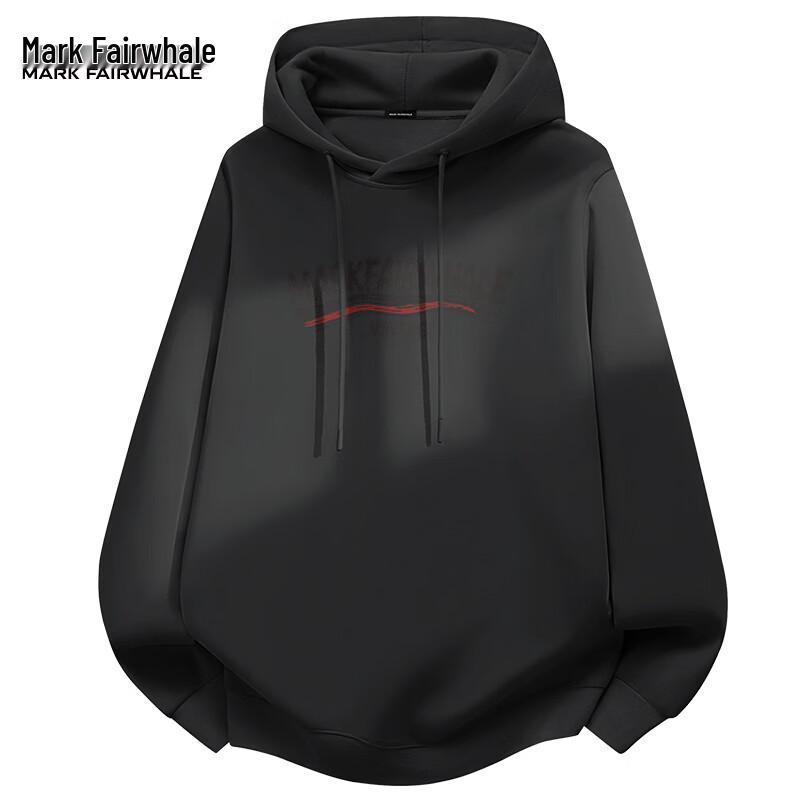Mark Fairwhale Men's Casual Loose Hooded Sweatshirt