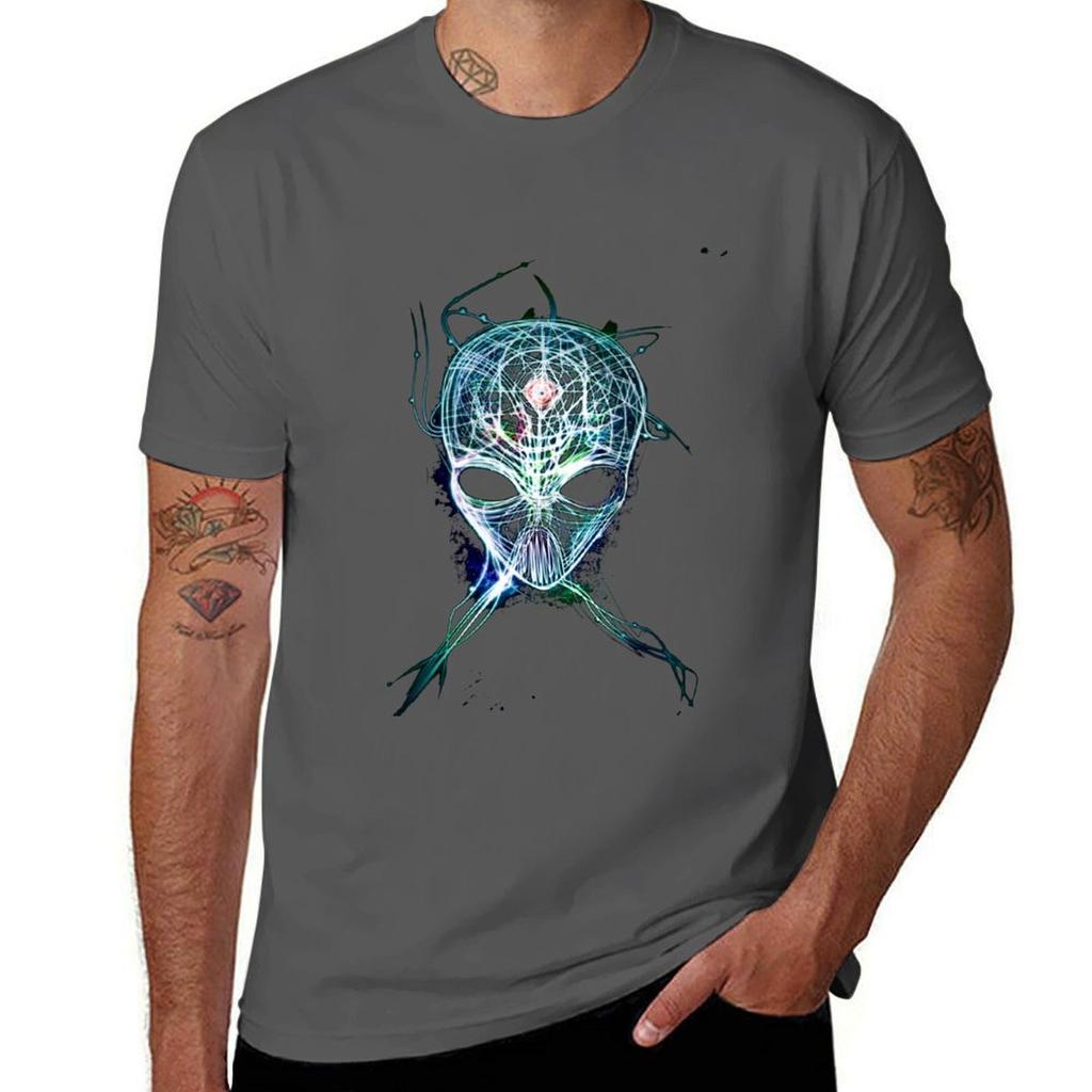 Alien Tshirt Casual Basic Short Sleeve Tshirt