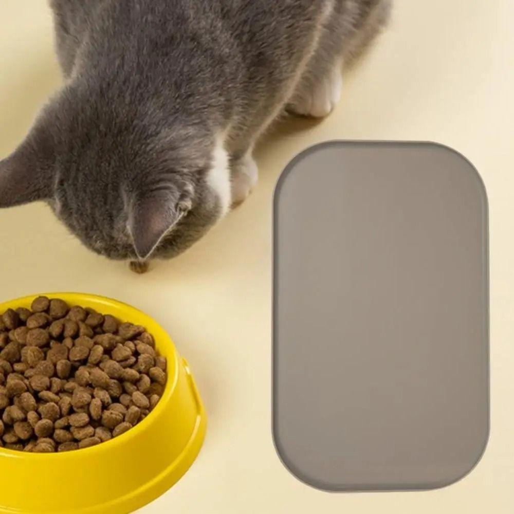 Silicone Pet Placemat Waterproof Dog Feeding Mat Easy To Clean Pet Food Mat Keep Floors Clean