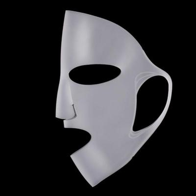 Hautpflege-Tools, wiederverwendbarer Silikon-Abdeckblatthalter für Gesichtsmasken, Feuchtigkeitsspendendes Wrap, 1 Stück, 04WHITE