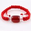 Woven Gold Bead Red Cord Bracelet for Men & Women - Lucky Benming Year Jewelry