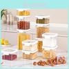 Kitchen Sealing Storage Container With Transparent Pet Material For Food Organization And Freshness