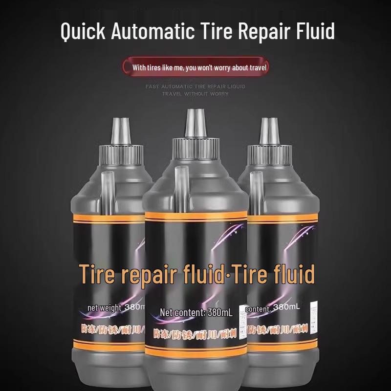 Self-Sealing Tire Repair Fluid for Cars, Motorcycles, Electric Vehicles, and Bicycles