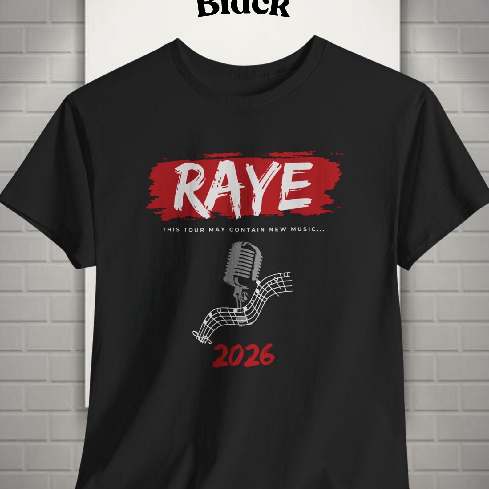 Raye Tour T shirt, Unisex Tee, Concert Merch, Music Lover Gift, Graphic Band Shirt, Vintage Festival Top 4XL