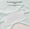 Plus Size Women's Summer Ice Silk Non Mark Quick Drying Breathable Cotton Crotch High Waist Flat Angle Briefs