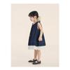 Kids Girls Korean Style Contrast Color Lace Denim A Line Dress