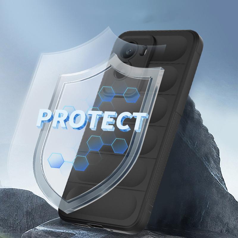For Xiaomi Poco M7 4G Case Xiaomi Poco M7 4G Cover Funda Shockproof Anti-fingerprint TPU Silicone Protective Phone Back Cover