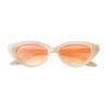 Vintage Fashion Cat Eye Sunglasses Women Men  Luxury Designer Retro Rivet Cute Pink Lens Cateye Sun Glasses Large Shades S2686