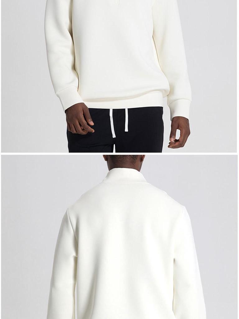 Men's Winter Half-Zip Quick-Dry Basketball Training Jacket, Fitness & Running Long Sleeve Top