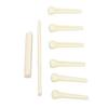 Acoustic Guitar Bridge Set Nut Saddle String Pins Plastic Instrument Accessories for Playing