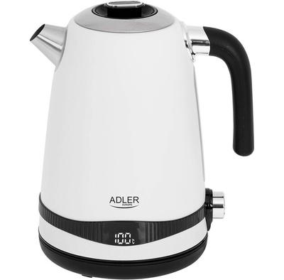 Chaleira Adler AD 1295w branco acetinado