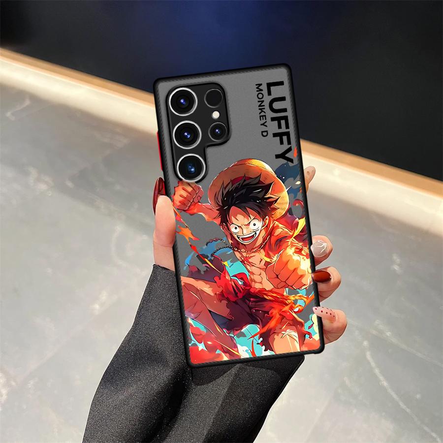 Anime Luffy One Piece Case for Samsung Galaxy S23 FE S22 S24 Plus S20 FE S25 Ultra Note 20 Ultra 10+ S21 S26 Funda Back Phone