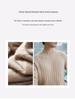 Men's Slim Fit Autumn Cable Knit Pullover Sweater - Korean Style Semi-High Neck Cashmere Shirt