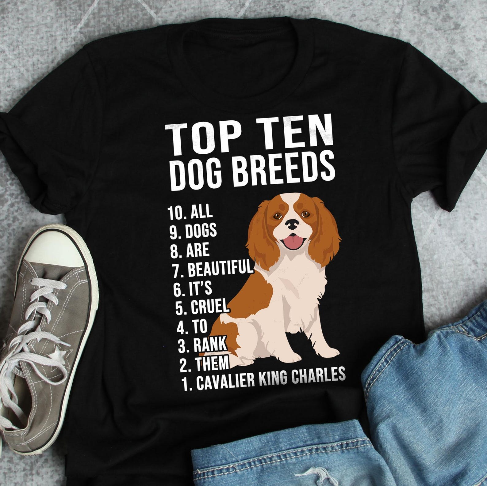 Cavalier King Charles Spaniel Shirt, , , Funny Blenheim Cav Lover Gift, Cute Dog T-shirt, Pet Tee, Dog Mom, Dog Dad, Animal 160