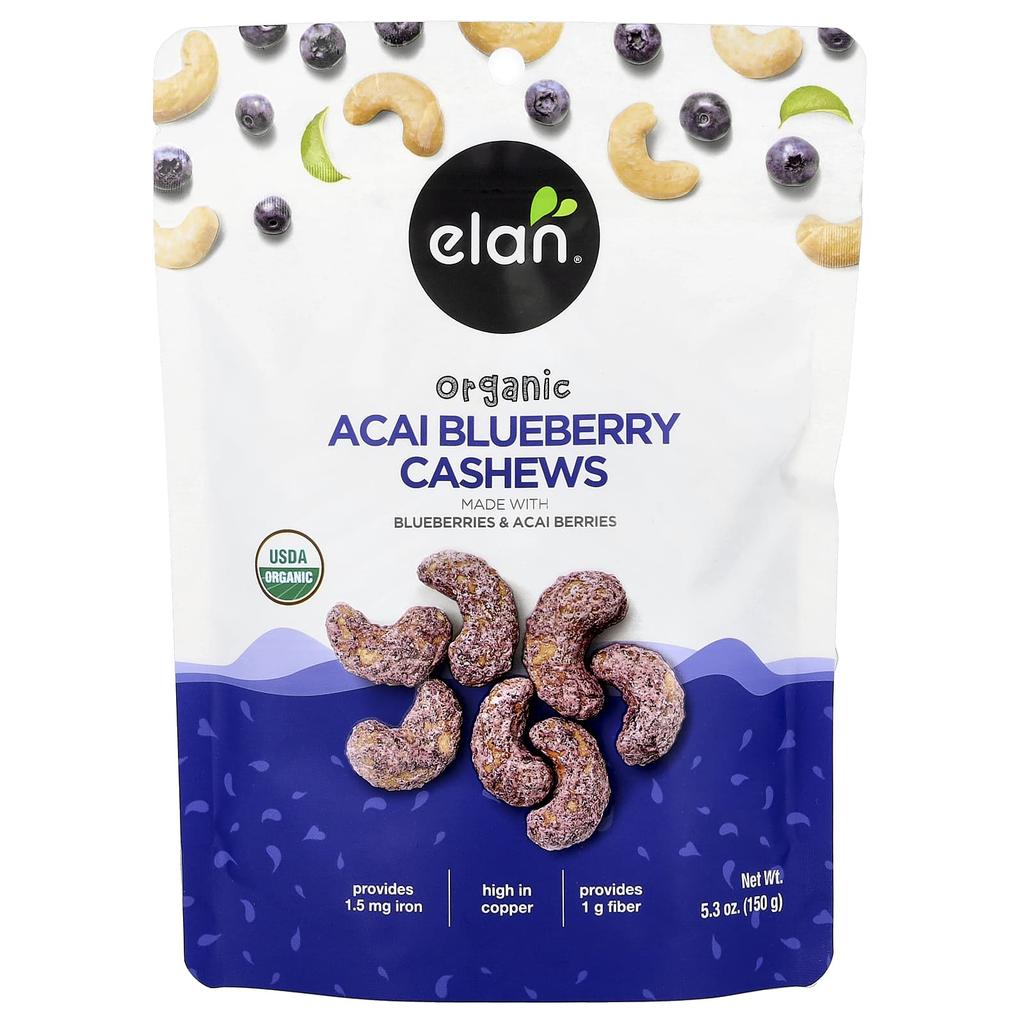 Elan Organic Acai Blueberry Cashew, 5.3ml (150g)